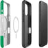 Nigeria Flag Distressed iPhone 16 Pro Magsafe Impact Case